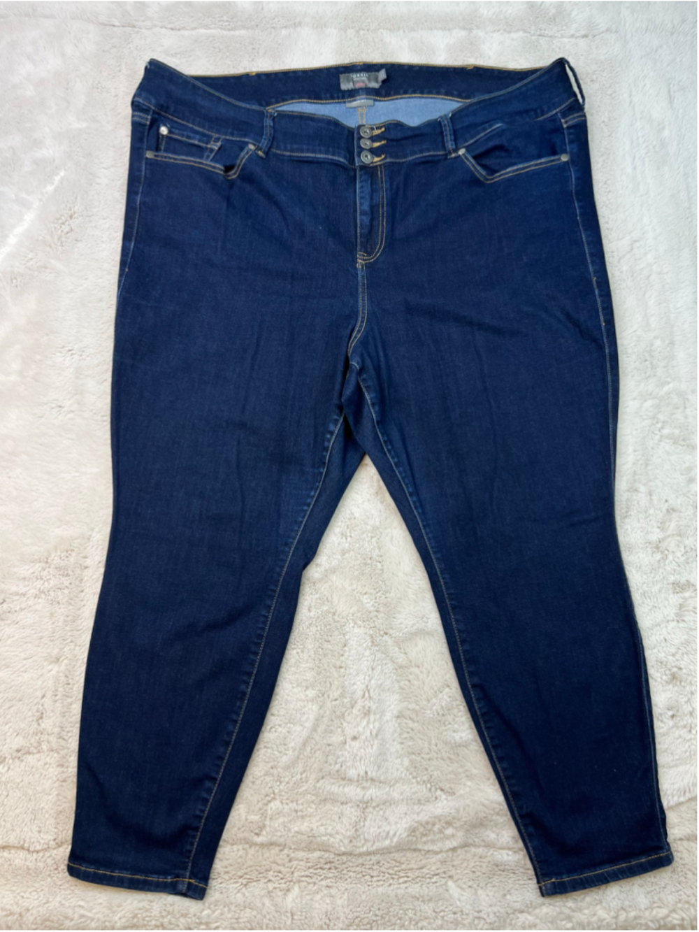 Torrid Jeggings Jeans Plus Size 26 S Dark Blue Denim Super Soft Stretch